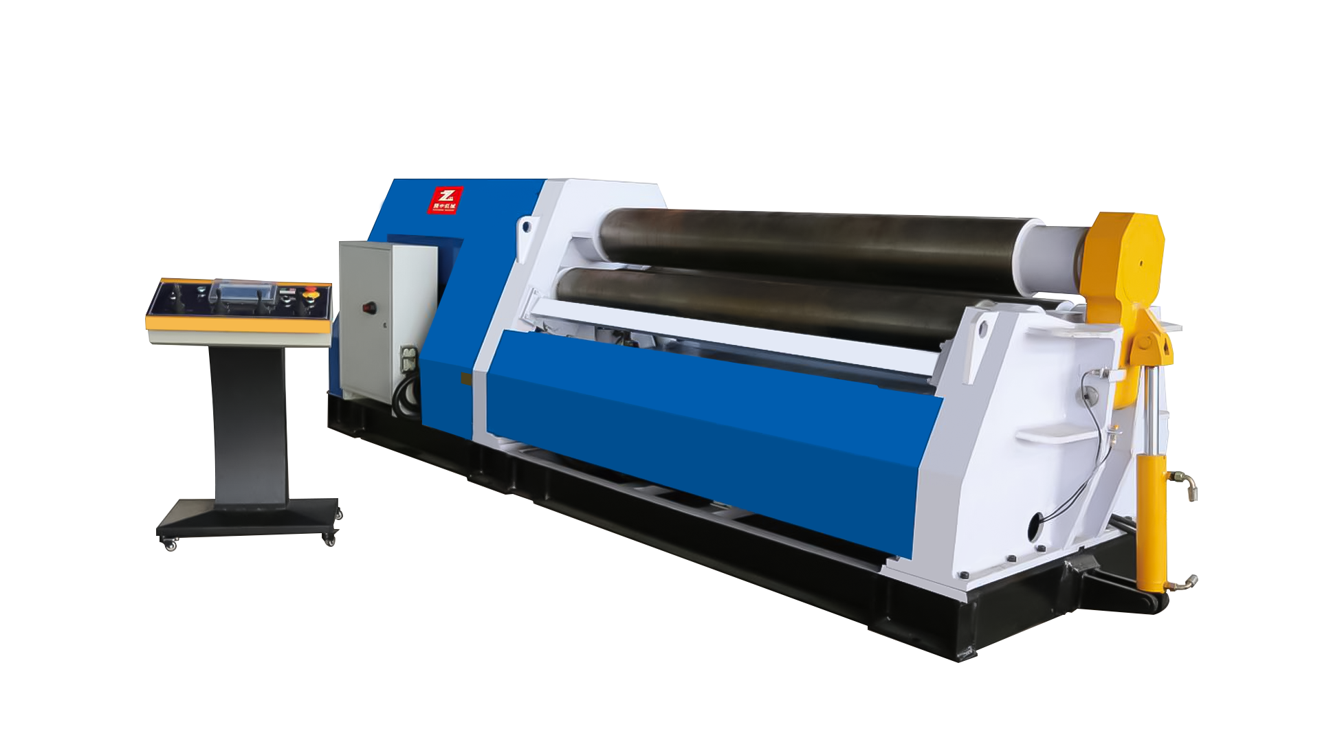 دستگاه نورد صفحه سروو چهار غلتکی برقی CNC
